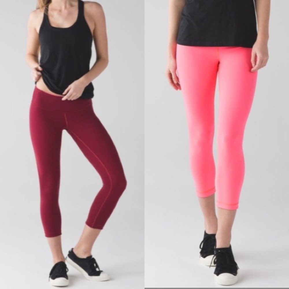 Lululemon reversible wunder under leggings